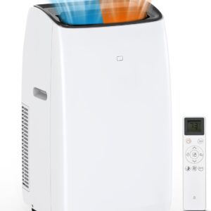14,000 BTU Portable Air Conditioner and Heater, Smart Inverter Portable AC