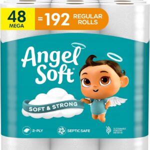 Angel Soft Toilet Paper, 48 Mega Rolls