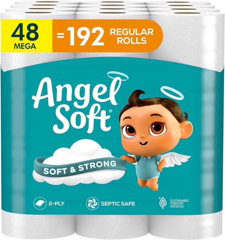 Angel Soft Toilet Paper, 48 Mega Rolls