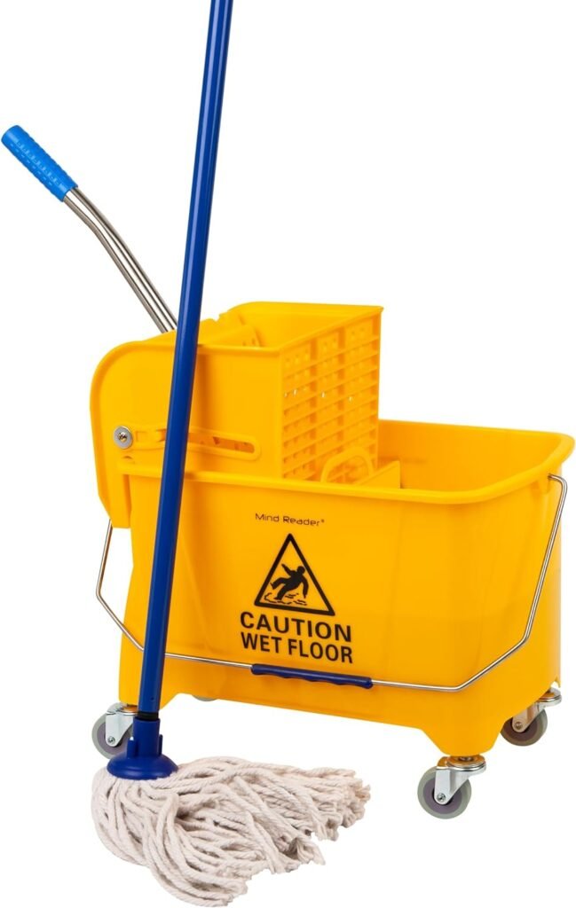 Mind Reader Mop Bucket with Wringer