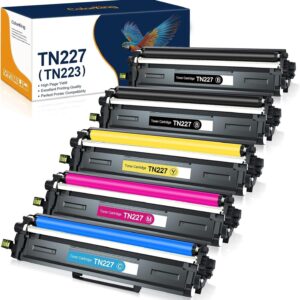 Compatible Toner Cartridge Replacement for TN227 TN-227 TN227BK High Yield TN223 TN-223