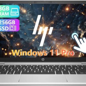 HP ProBook 630 G8 Laptop, 13.3" FHD Touchscreen, Intel i5-1145G7, 256GB SSD, 8GB RAM, CAM, Windows 11 Pro, English and Japanese Backlit Keyboard (Renewed)