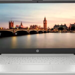 HP 2024 Premium 14'' HD Laptop, Intel 11th Gen i3 Processor Up to 4.0GHz, 8GB DDR4 Ram, 128GB NVME SSD, Ultra-Fast WiFi, HDMI, SD Slot, Windows 11, Dale Silver(Renewed)